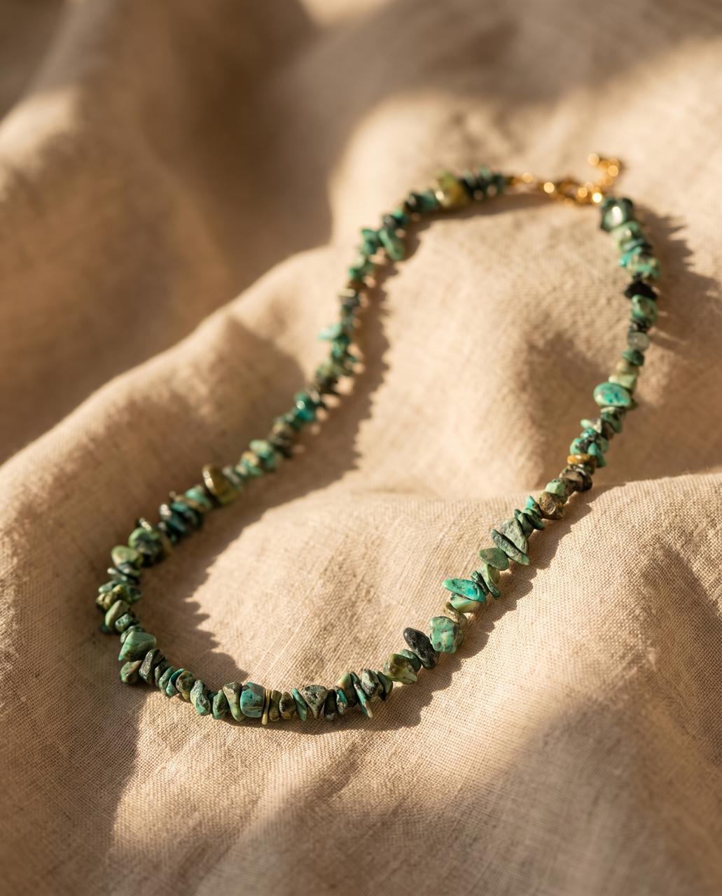 Natural Jade Irregular Necklace