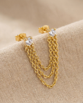 Triple Chain Studs