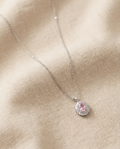 Rose Zircon Necklace