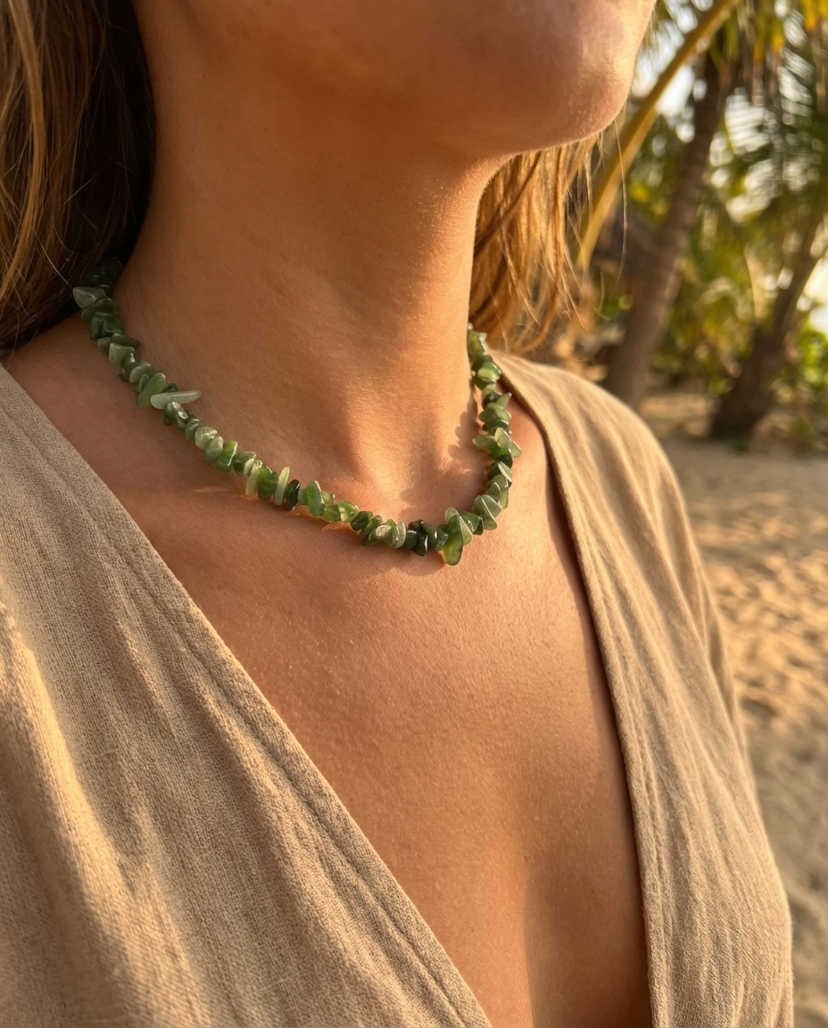 Jade Irregular Necklace