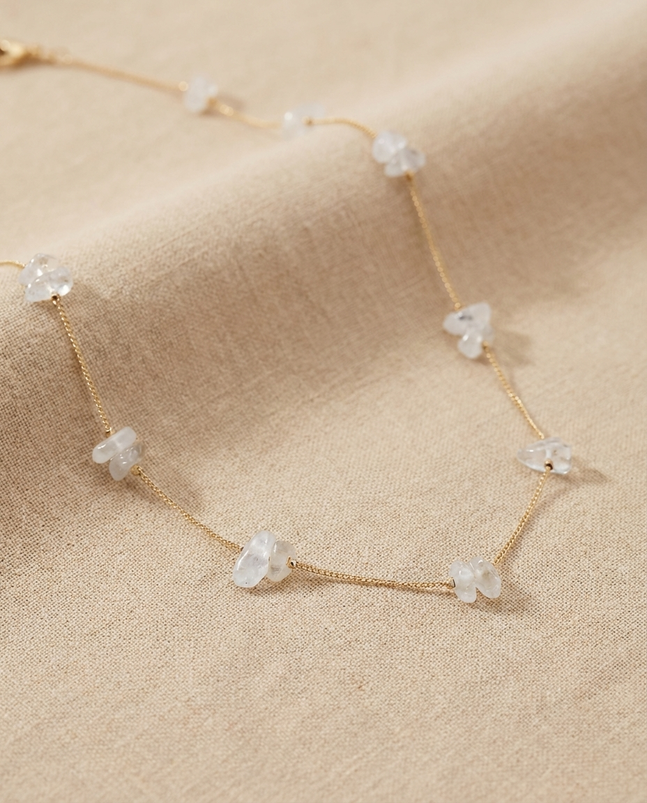 Crystal Quartz Drift Necklace