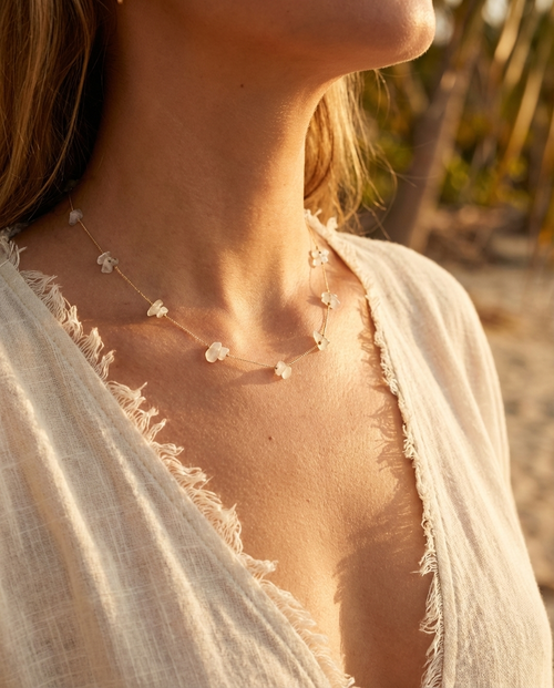 Crystal Quartz Drift Necklace