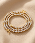 Gold Tennis Necklace