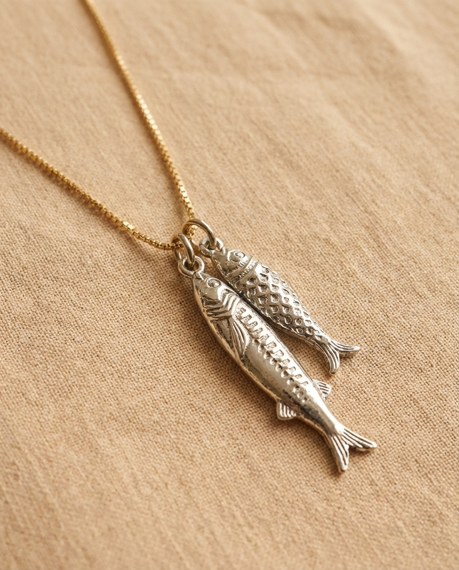 Double Sardine Necklace