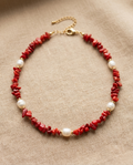 Coral & Pearl Necklace