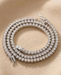 Silver Tennis Necklace