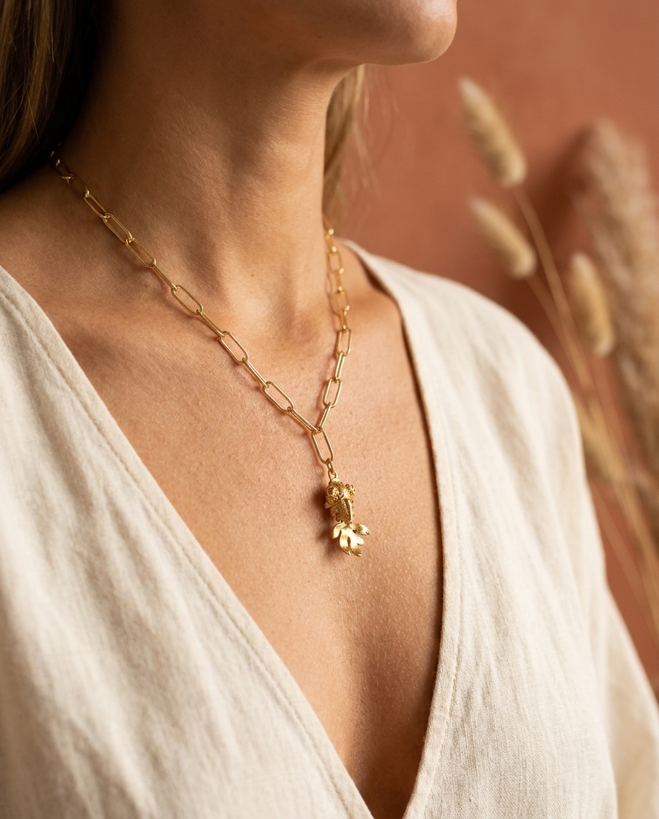Koi Charm Necklace